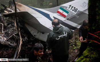 گزارش تصویری | سقوط هواپیمای آموزشی ناجا در مازندران