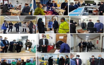 گزارش تصویری | بازدید رییس، معاونین و مدیران ستادی دانشگاه علوم پزشکی گیلان از بیمارستانها و مراکز بهداشتی استان